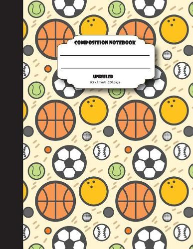 Composition notebook unruled