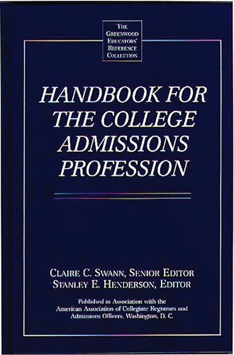 Handbook for the College Admissions Profession