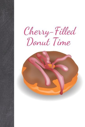 Cherry-Filled Donut Time: Menstruation Logbook Monthly Calendar Tracker Writing Journal For Women And Girls