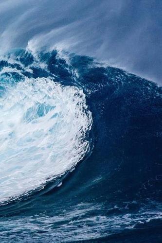 Waves Of The Pacific Ocean Notebook