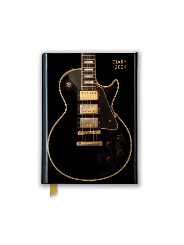 Black Gibson Guitar Pocket Diary 2021
