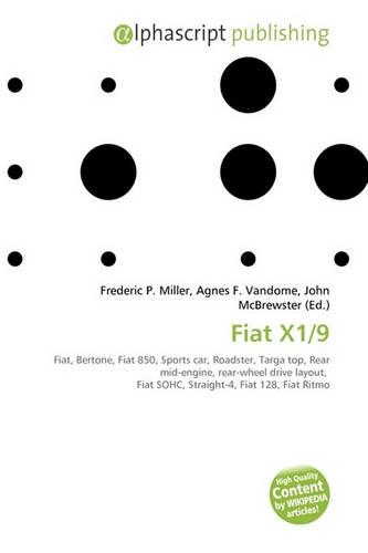 Fiat X1/9: (English)