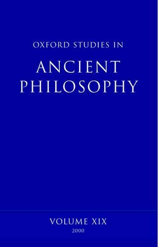 Oxford Studies in Ancient Philosophy