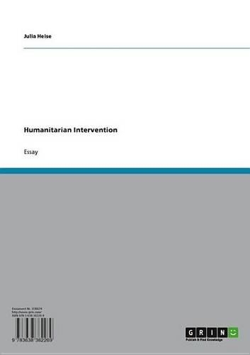 Humanitarian Intervention