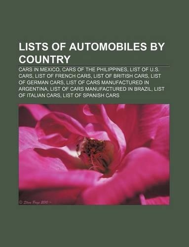 Lists of Automobiles by Country