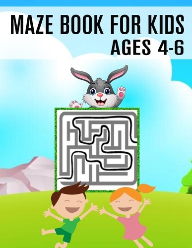 Maze Book For Kids Ages 4-6
