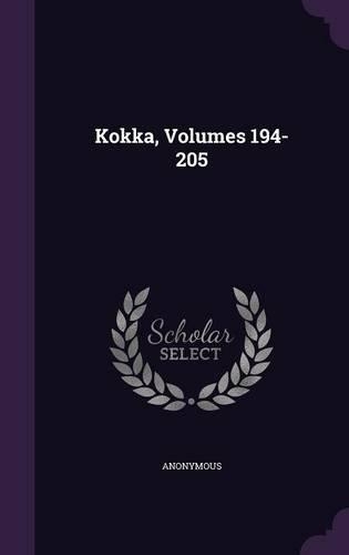 Kokka, Volumes 194-205