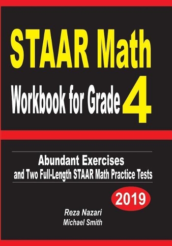 STAAR Math Workbook for Grade 4
