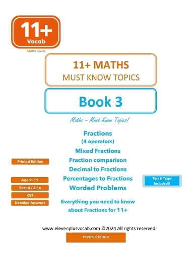 11+ Maths - Book 3