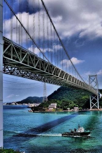 Bridge in Shimonoseki, Japan Journal