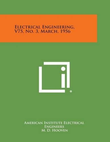 Electrical Engineering, V75, No. 3, March, 1956