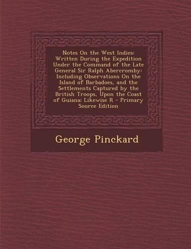 Notes on the West Indies