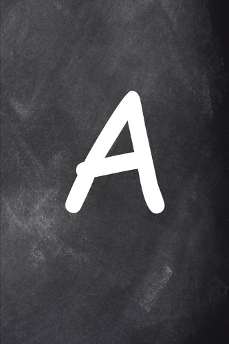 2020 Weekly Planner Monogram A Personalized A Chalkboard 134 Pages