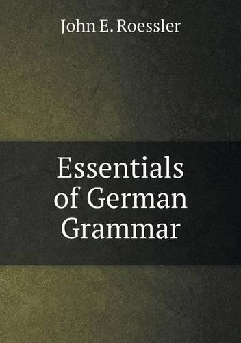 Essentials of German Grammar
