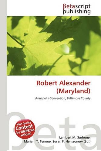 Robert Alexander (Maryland)