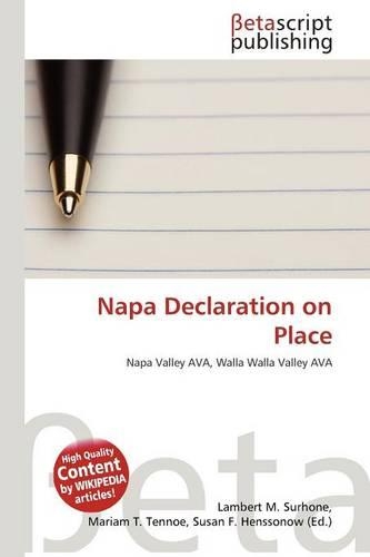 Napa Declaration on Place: (English)