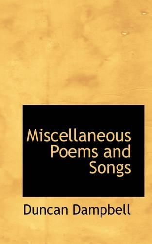 Miscellaneous Poems and Songs: (English)