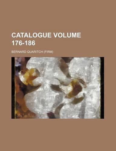 Catalogue Volume 176-186