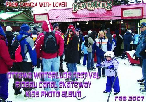 Ottawa Winterlude Festival - Rideau Canal Kids! Photo Album - Feb 2007 (English eBook C5)