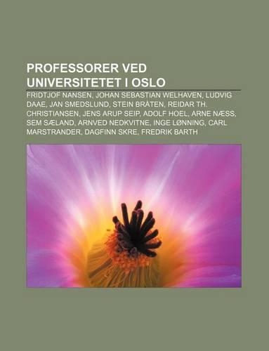 Professorer Ved Universitetet I Oslo