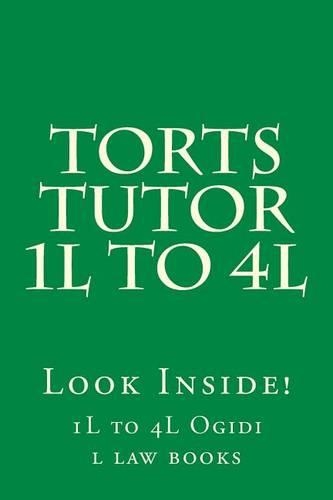 Torts Tutor 1l to 4l