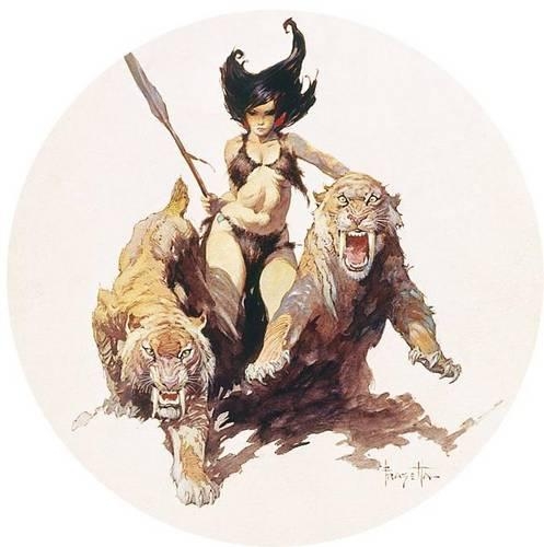 Frazetta Magnet the Huntress
