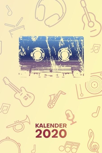 Kalender 2020: A5 Party Terminplaner für Musikliebhaber mit DATUM - 52 Kalenderwochen für Termine & To-Do Listen - Ich liebe die 90er Terminkalender Kassette Jahre