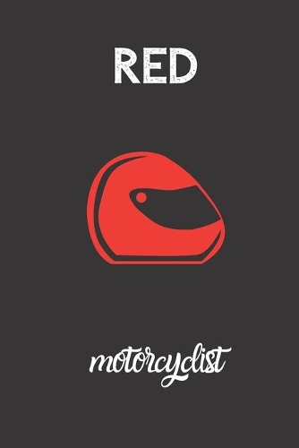 red motorcyclist