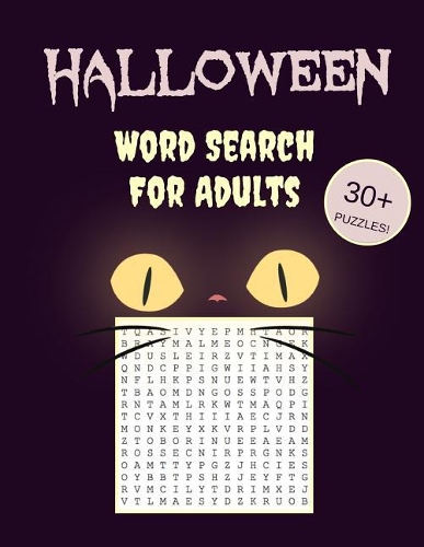 Halloween Word Search For Adults