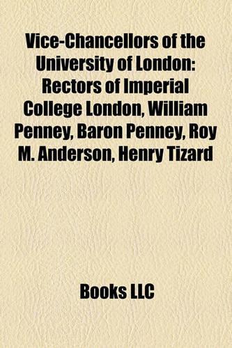Vice-Chancellors of the University of London