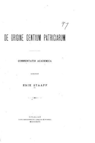 De origine gentium patriciarum
