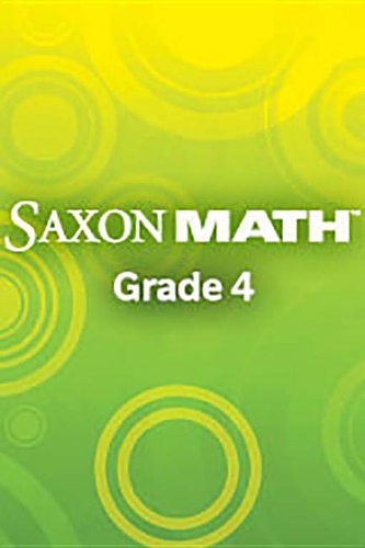 Student Edition eBook CD-ROM 2008: (Saxon Math Intermediate 4)
