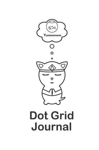 Om Cat Meditating Dot Grid Journal