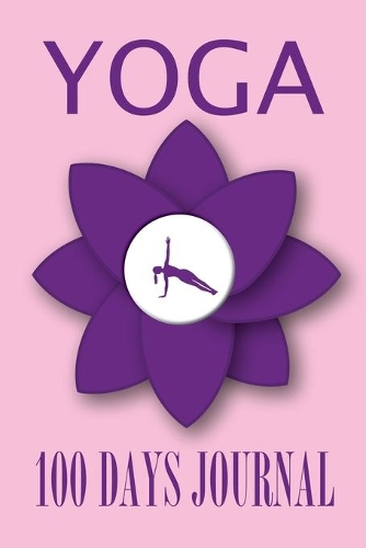 Yoga 100 days Journal Girl in Lotus Flower