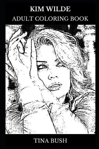 Kim Wilde Adult Coloring Book