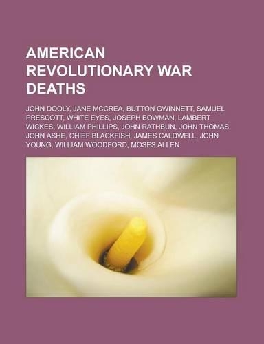 American Revolutionary War Deaths