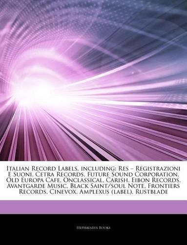 Articles on Italian Record Labels, Including
