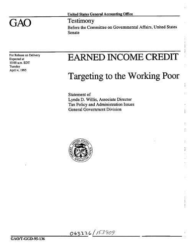 Earned Income Credit: Targeting to the Working Poor