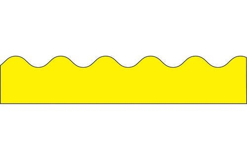 Yellow Scalloped Bulletin Board Borders