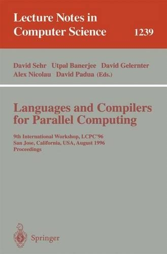 Languages and Compilers for Parallel Computing