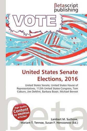 United States Senate Elections, 2016