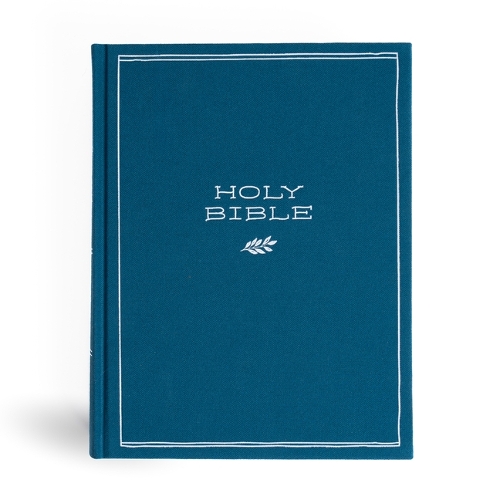 CSB Illustrator's Notetaking Bible, Large Print Edition, Deep Caribbean Blue Cloth Over Board: (Notetaking Bible)