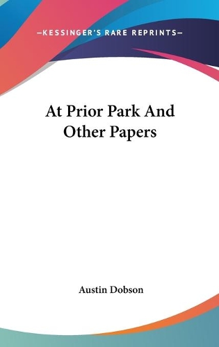 At Prior Park And Other Papers