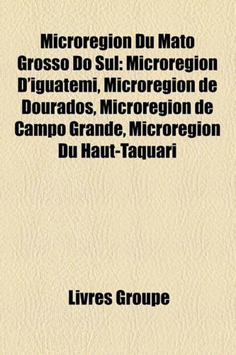 Microrgion Du Mato Grosso Do Sul