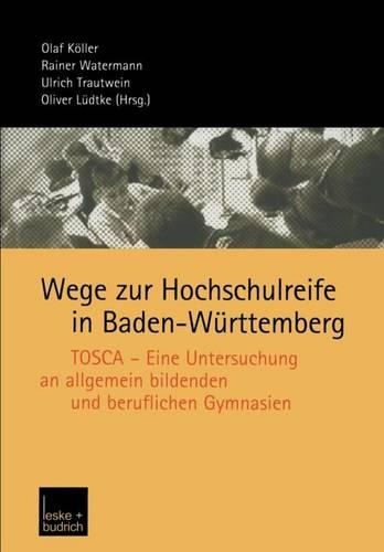Wege zur Hochschulreife in Baden-Württemberg