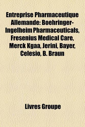 Entreprise Pharmaceutique Allemande