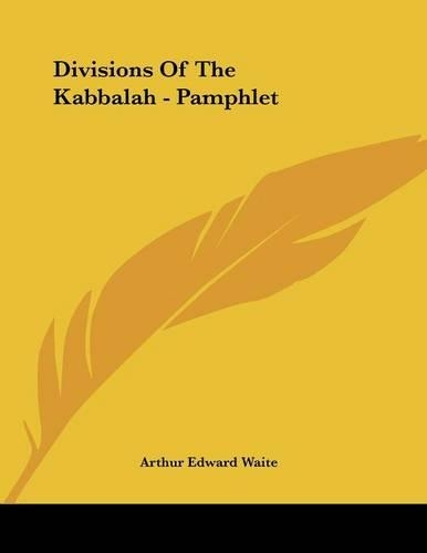 Divisions of the Kabbalah - Pamphlet
