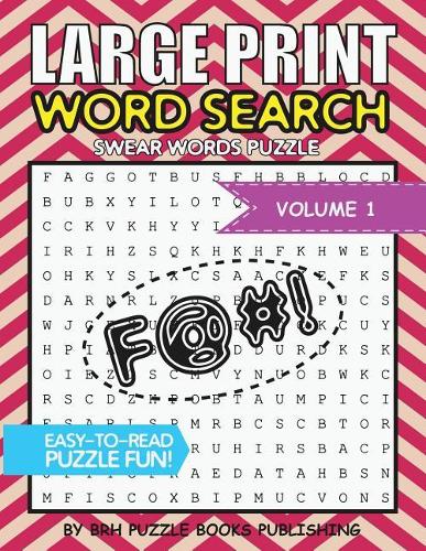 Large Print Word Search