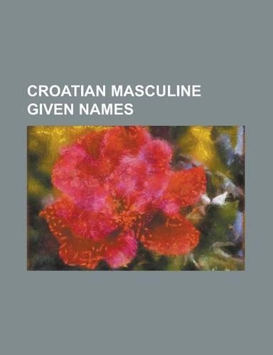 Croatian Masculine Given Names