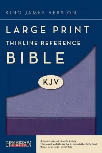 Large Print Thinline Reference Bible-KJV: King James Version, Violet/ Lilac, Flexisoft Thinline Reference